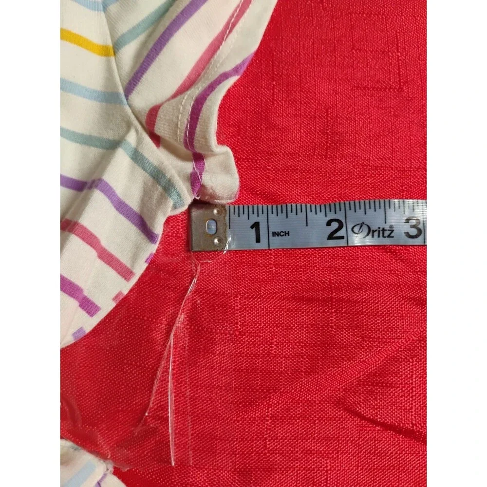 Wonder Nation Dress Lot 2 Girls Size XL 14-16  Pockets Rainbow Twins Striped